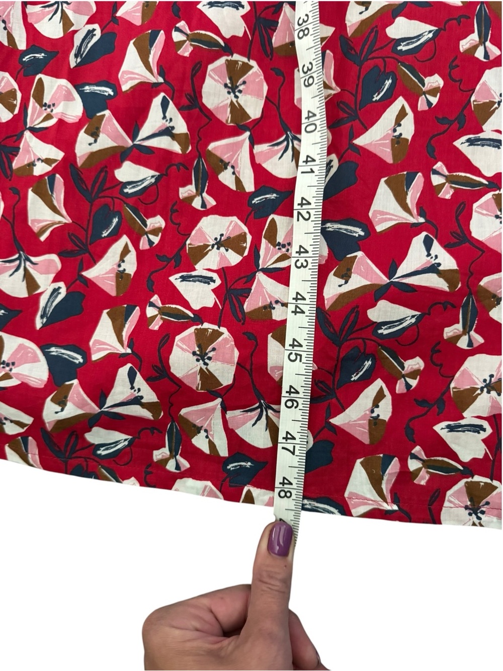 Seasalt Cornwall Charlotte Dress US 14 Organic Cotton Floral Midi Shirt Dress - Picture 5 of 8
